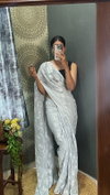 SF 690 Gucchi Silk Butta Party Wear 1 Minute Readymade Saree Suppliers In India